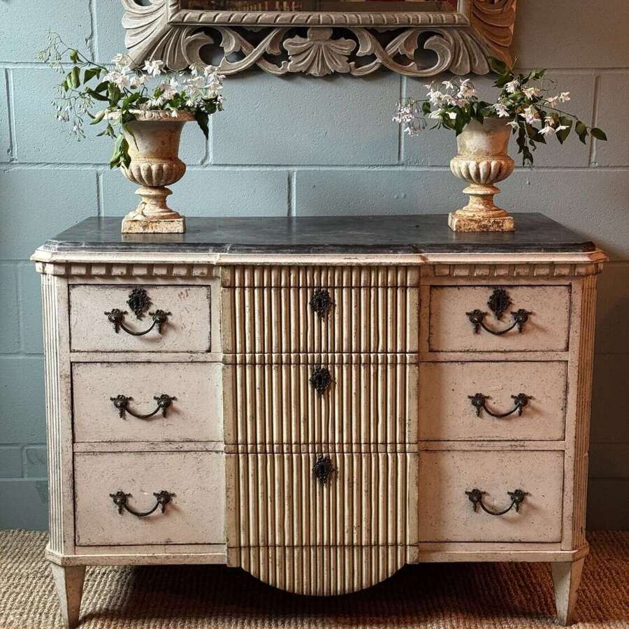 Painted Swedish Commode (19th Century)