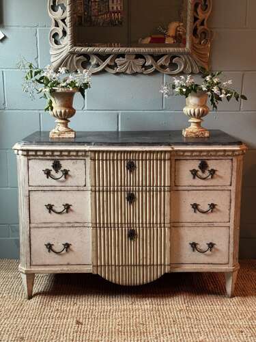 Painted Swedish Commode (19th Century)