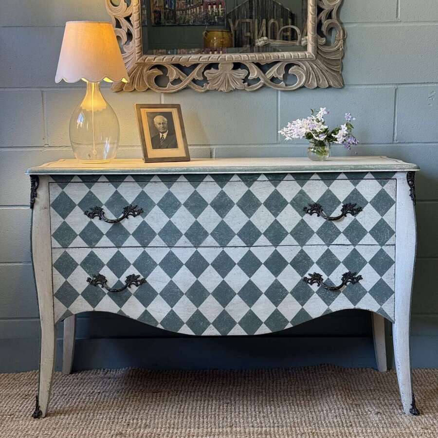 Swedish Oak Painted Chest of Drawers (available individually or as a pair)