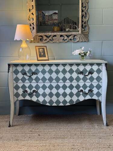 Swedish Oak Painted Chest of Drawers (available individually or as a pair)