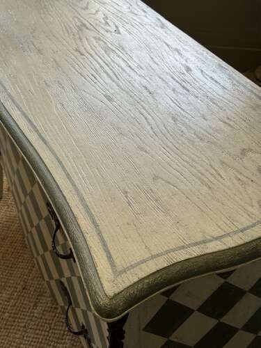 Pair of Swedish Oak Painted Chests of Drawers (also available individually)