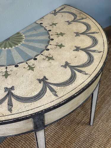 Georgian Demi Lune Console Table