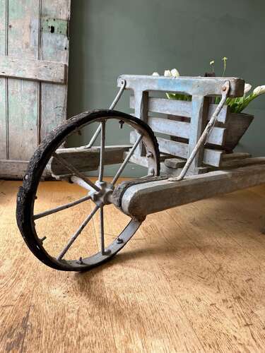 French Wooden Handcart