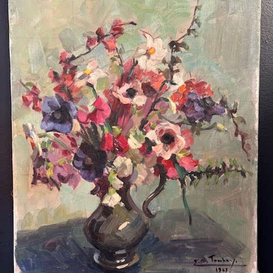 'Fleurs de France' Oil on Canvas (1967)