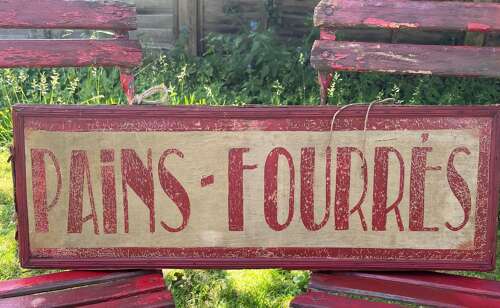 French Cafe/Bakery Sign (Lille 1940s)