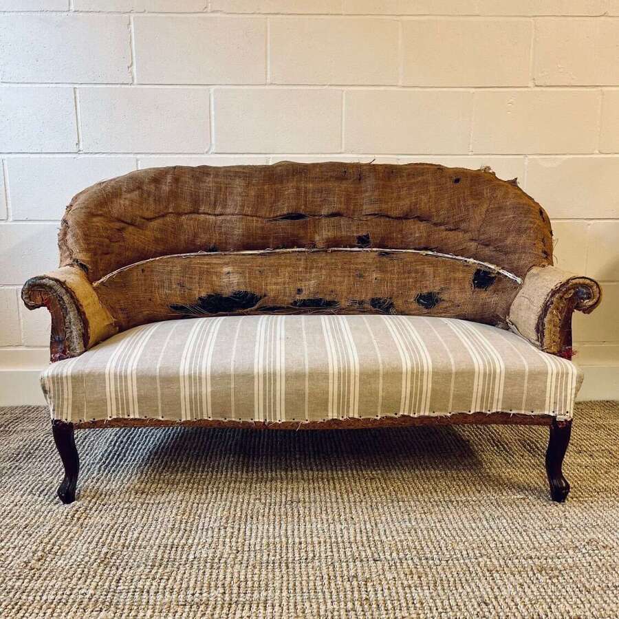 Antique French Napoleon III Sofa