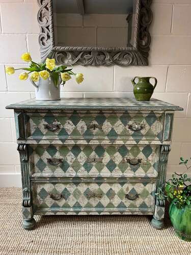 Early 20th century Chest of Drawers (later painted)