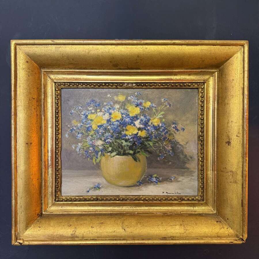 French Still Life Painting by Pierre-Laurent Baeschlin
