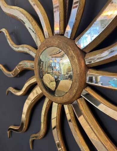 19th Century French Sun Mirror