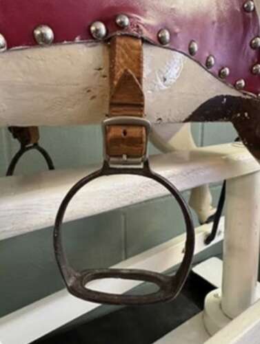Antique Wooden Rocking Horse (1920s)