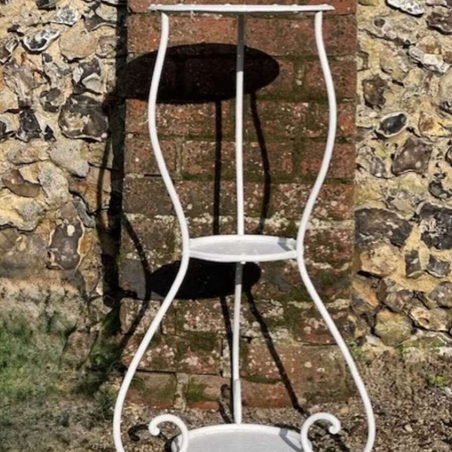 French Plant Stand (wrought iron, early 20th century)