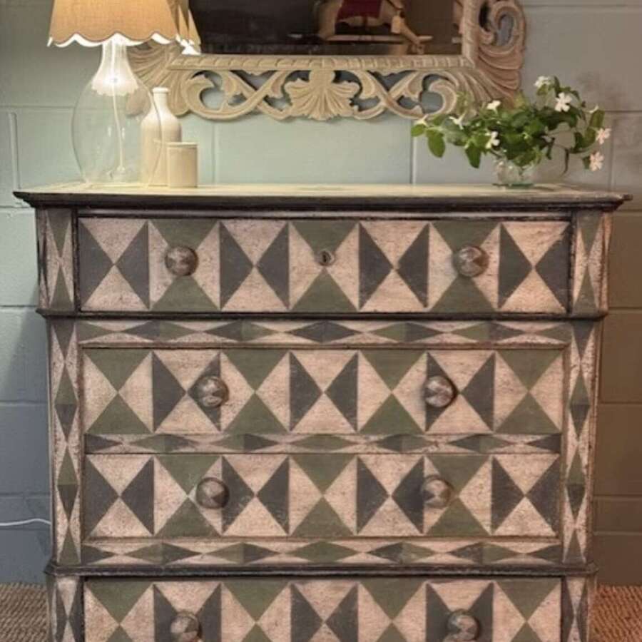 19th Century French Walnut Chest of Drawers
