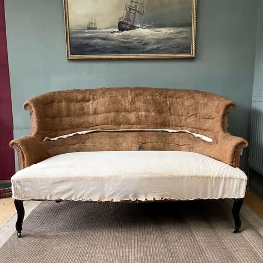 Antique French Napoleon III Sofa