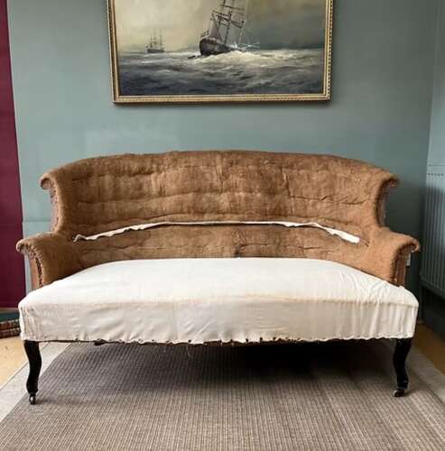 Antique French Napoleon III Sofa