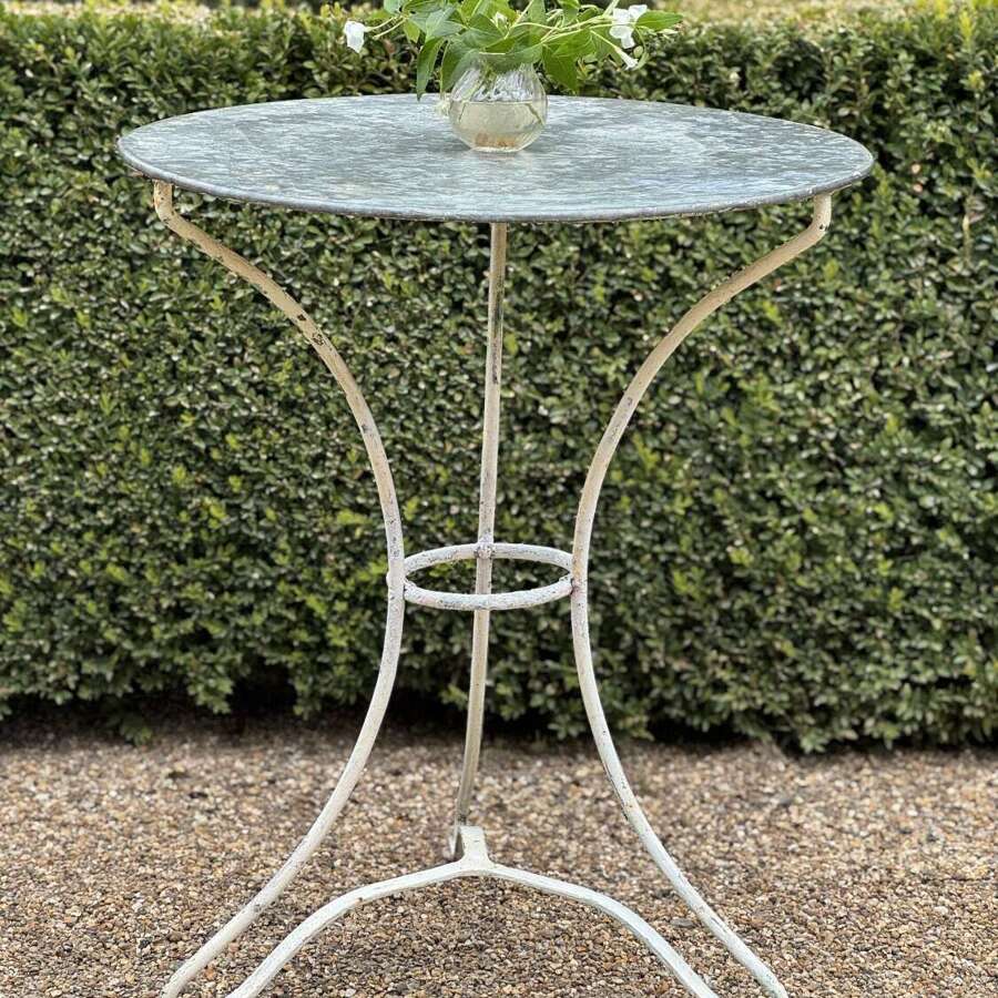 Vintage French Bistro Table