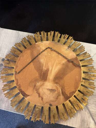 Mid Century French Sun Mirror