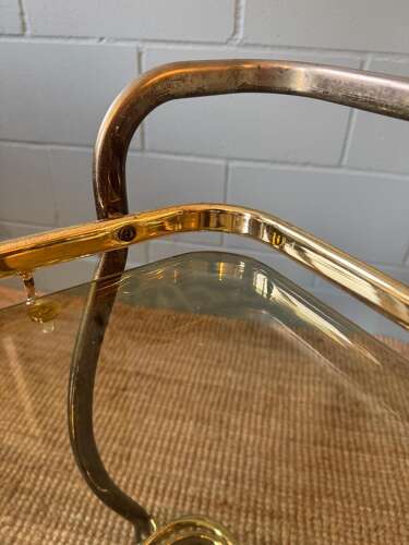 Brass Drinks Trolley 1970s