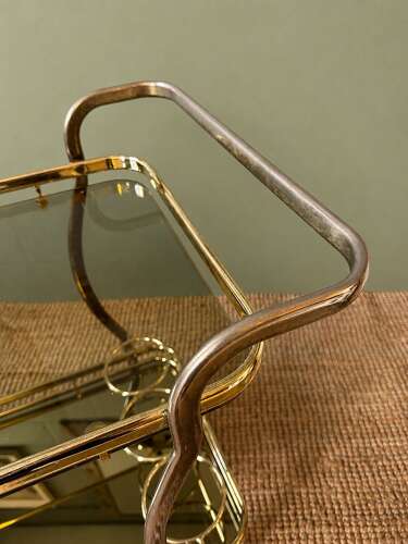 Brass Drinks Trolley 1970s