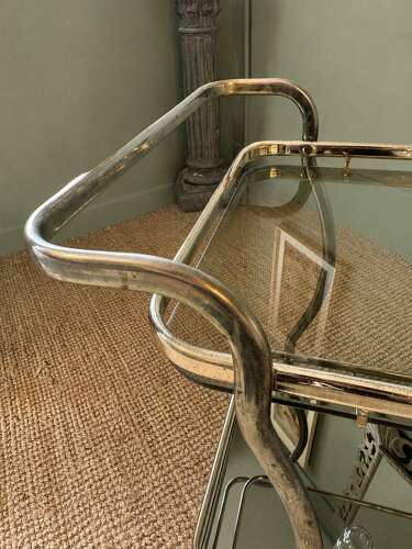 Brass Drinks Trolley 1970s
